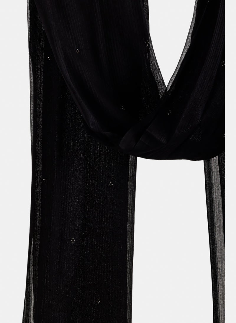 Carina Embroidered Clusters Scarf - Image 2