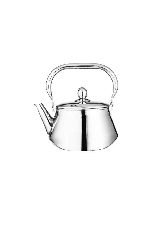 اباريك الصفا إبريق شاي استيل فضي - Image 1