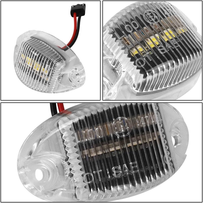 NVL-LPL-024 زوج من أضواء لوحة الترخيص LED ذات الهيكل الشفاف والعدسة الشفافة المتوافقة مع Dodge Ram 1500-3500 Pickup 1994-2001 - Image 3
