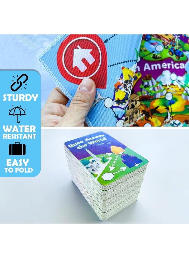 quokka لعبة كواكا الجغرافية للأطفال من 8-12 سنة - لعبة تعليمية عائلية للع teens والبالغين - | 100 بطاقة سؤال | حقائق رائعة | اللعب في الداخل والخارج | - لعبة كرة تعليمية للأطفال من 6 إلى 10 سنوات - Image 5