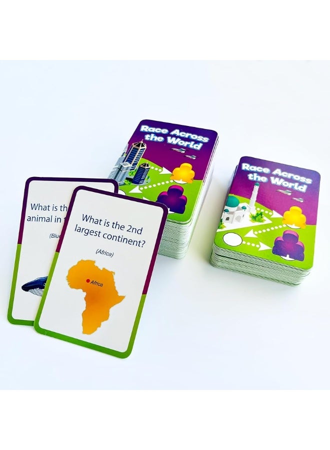 quokka لعبة كواكا الجغرافية للأطفال من 8-12 سنة - لعبة تعليمية عائلية للع teens والبالغين - | 100 بطاقة سؤال | حقائق رائعة | اللعب في الداخل والخارج | - لعبة كرة تعليمية للأطفال من 6 إلى 10 سنوات - Image 4