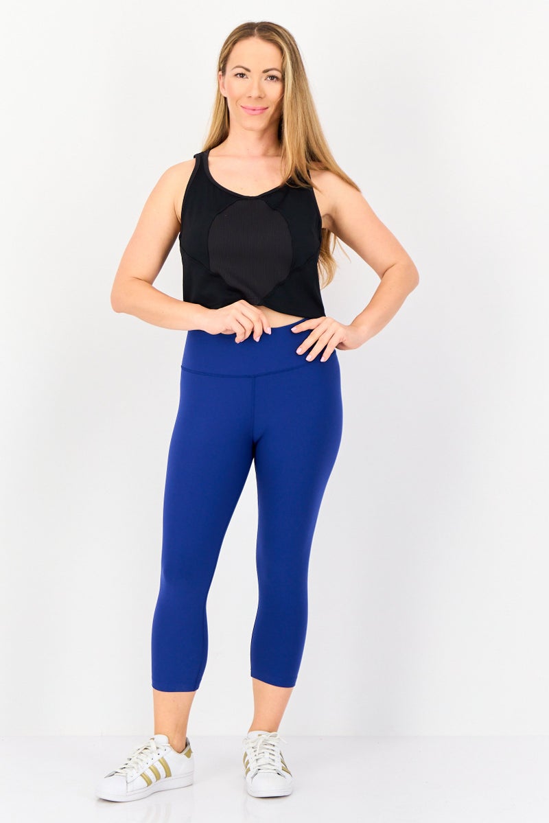 FILA تي شيرت تدريب بلا أكمام للنساء، أسود - Image 4