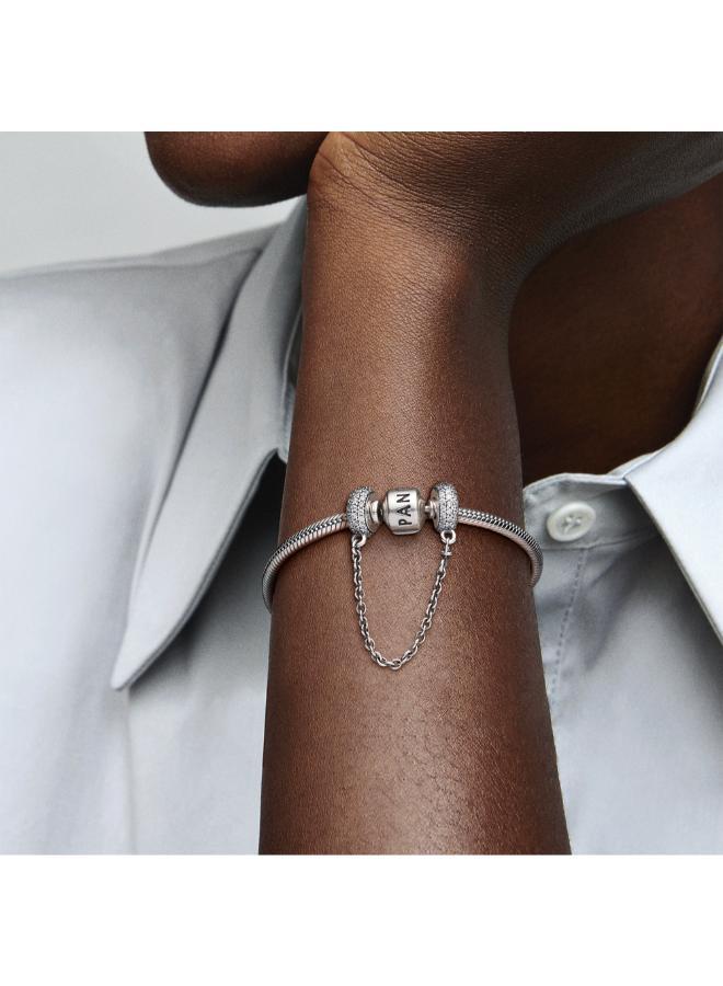 PANDORA Sparkling Pavé Safety Chain Charm - Image 4