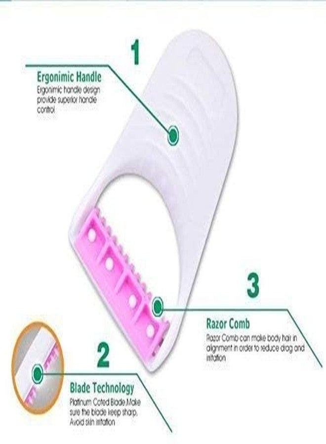 gypsy inc Gypsy (Pack of 18) Women's Disposable Plastic Hair Razor & Bikini Shaving Razor For Women - Image 4