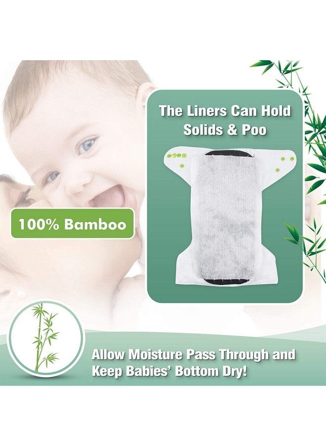 BabyMoon Disposable Flushable Diaper Liners ; Biodegradable Bamboo Nappy Diaper Liners Set Of 3  - Image 3