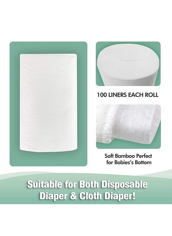 BabyMoon Disposable Flushable Diaper Liners ; Biodegradable Bamboo Nappy Diaper Liners Set Of 3  - Image 4