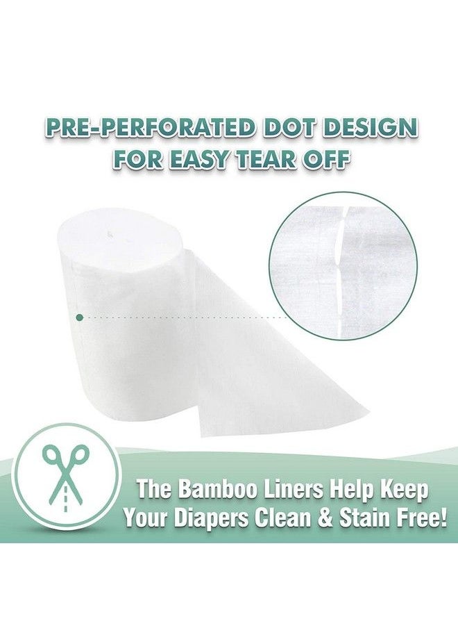 BabyMoon - Disposable Flushable Diaper Liners ; Biodegradable Bamboo Nappy Diaper Liners Set Of 3 - Image 1