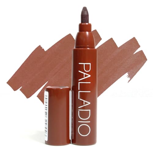 PALLADIO Palladio Lip Stain, Hydrating and Waterproof Formula, Matte Color Look, Longlasting All Day Wear Lip Color, Smudge Proof Natural Finish, Precise Chisel Tip Marker, Mocha Cream