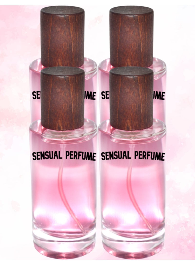 Sensual Fantasies - 4 Pieces Sensual Perfume For Women 50 Ml EDP - Image 1