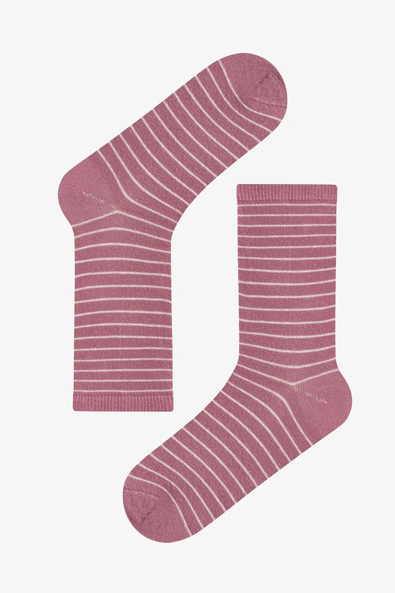 Penti PENTI Fine Lines Striped Pair Crew Socks