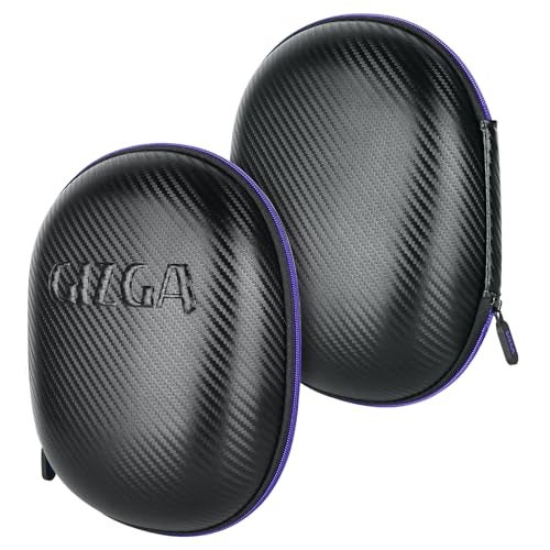 GIZGA essentials Headphone Carrying Case, Multi-Purpose Pocket Storage Travel Organizer for for Earphones, Headset, Pen Drives, SD Cards, Shock-Proof Carbon Fiber, Soft Fabric, Mesh Pocket, Blue - Image 5