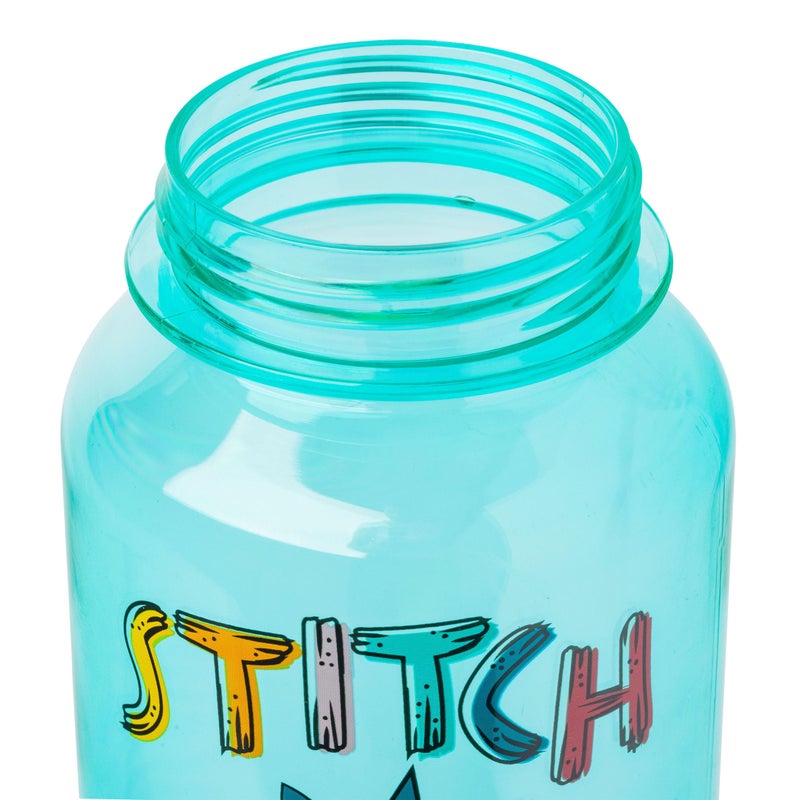 Silver Buffalo Disney Lilo and Stitch Pineapple Twist Spout Plastic Water Bottle with Stickers You Stick Yourself, 32 Ounces - Image 3