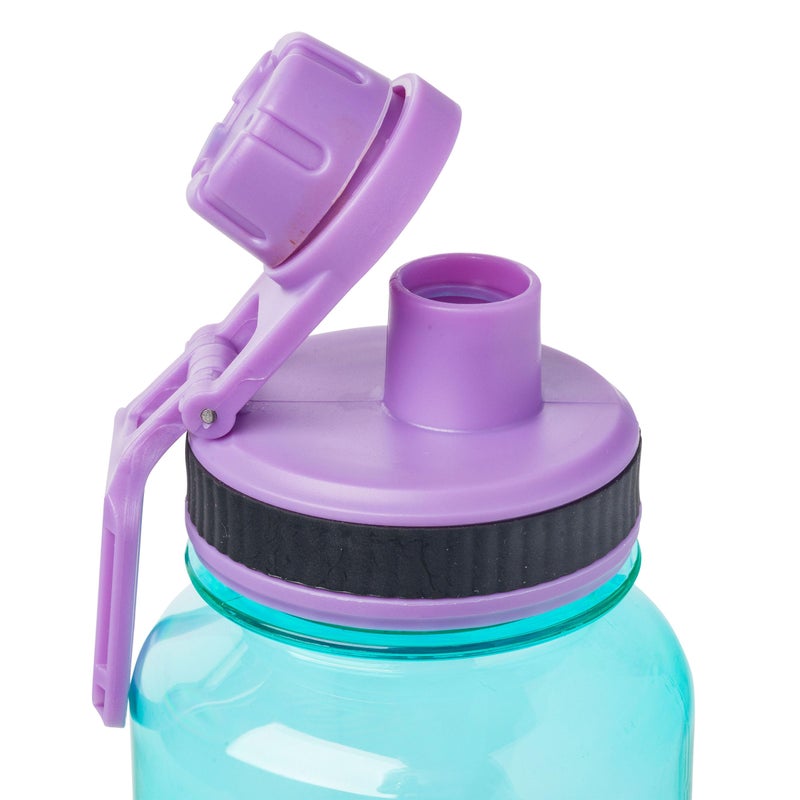 Silver Buffalo Disney Lilo and Stitch Pineapple Twist Spout Plastic Water Bottle with Stickers You Stick Yourself, 32 Ounces - Image 2