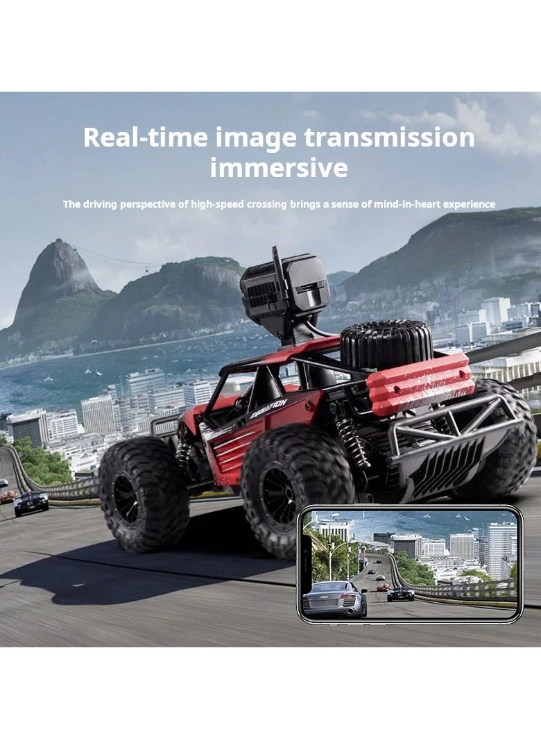 AROAQ Four-way RC vehicle Toy off-road vehicle high-speed mobile phone control real-time WIFI image transmission 200W camera remote-contro - Image 3