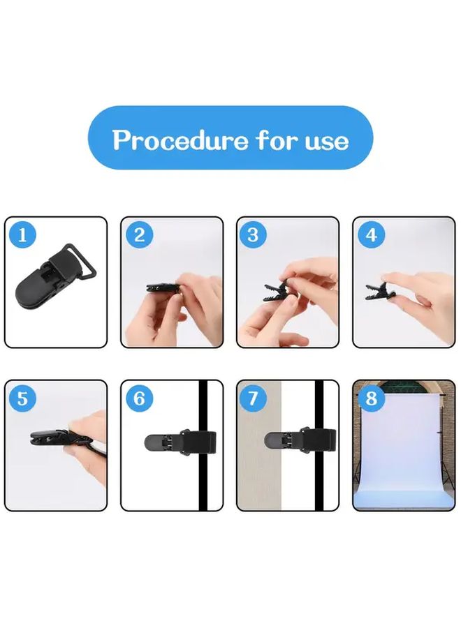 12Pcs Windproof Garden Flag Clips Anti Wind Flag Stoppers For Flag Pole Support - Image 3