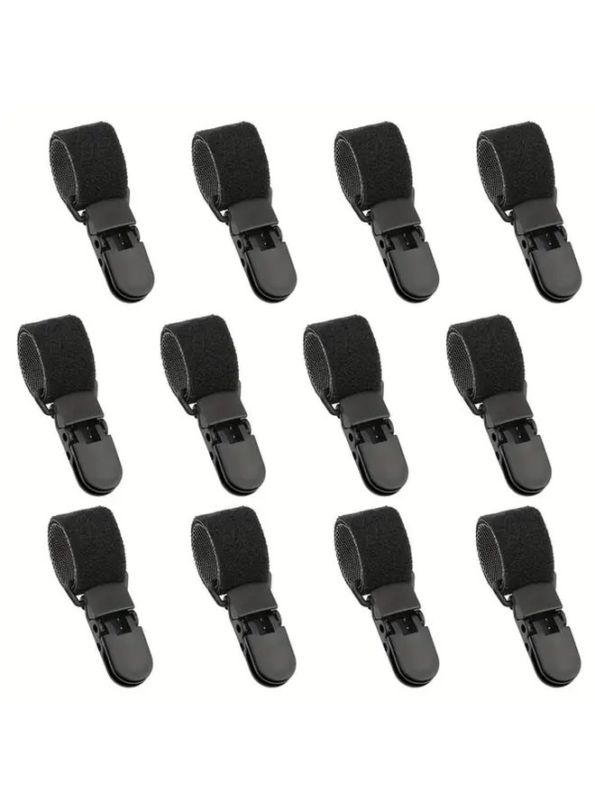 12Pcs Windproof Garden Flag Clips Anti Wind Flag Stoppers For Flag Pole Support - Image 1