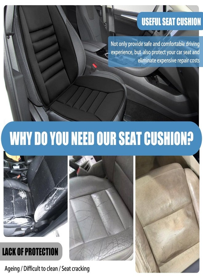 Heonay Car Seat Cushion, Memory Foam Cushion for Car Seat, Lumbar Support Pillow, Seat Cushion for Full Back and Seat, Ideal for Car Seat Driver, Office Chair, Wheelchair and Back Pain Relief (Black) - Image 3