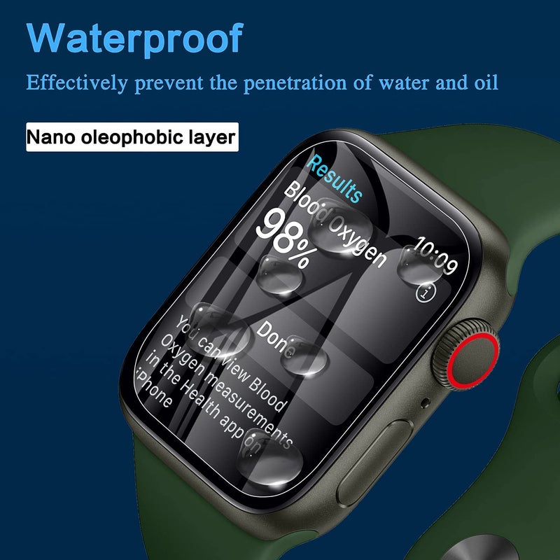 YMHML 8 Pack Screen Protector Compatible for Apple Watch 40mm SE 3 / SE 2/1 Series 6/5 / 4, [Upgrade Flexible Film] Soft HD Clear Anti-Scratch Film for iWatch Accessories - Image 3
