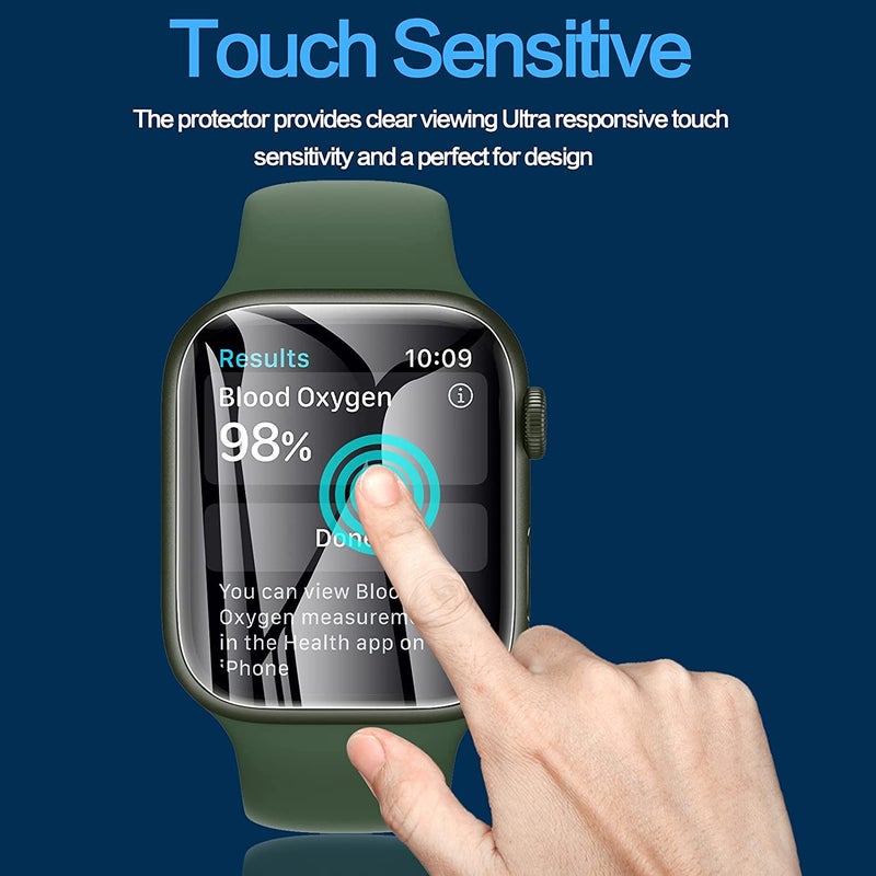 YMHML 8 Pack Screen Protector Compatible for Apple Watch 40mm SE 3 / SE 2/1 Series 6/5 / 4, [Upgrade Flexible Film] Soft HD Clear Anti-Scratch Film for iWatch Accessories - Image 5