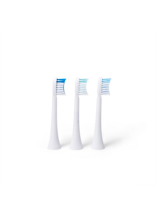 Elements Toothbrush Heads Compatibleââ‚¬¯With Elements Sonic Toothbrush Small Firm Bristles Small (Pack Of 3)