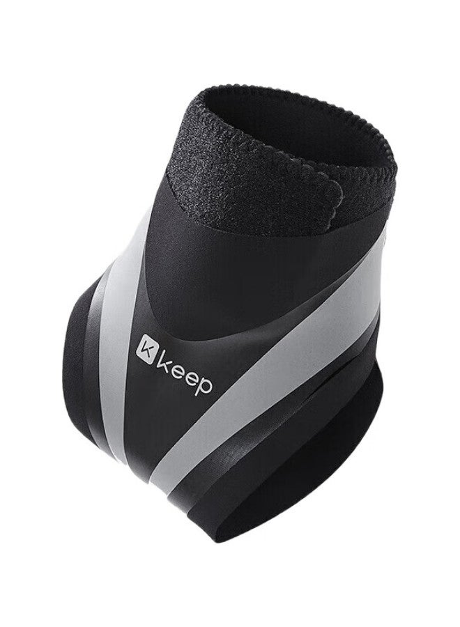 Keep [2 Pieces] Lightweight Open Ankle Support Basketball Sports Brace For Men And Women, Stable Wrap Ankle Breathable, Black, S/M - Image 2