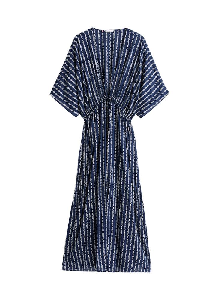 TOMMY HILFIGER Tie Detail Kaftan  - Image 4