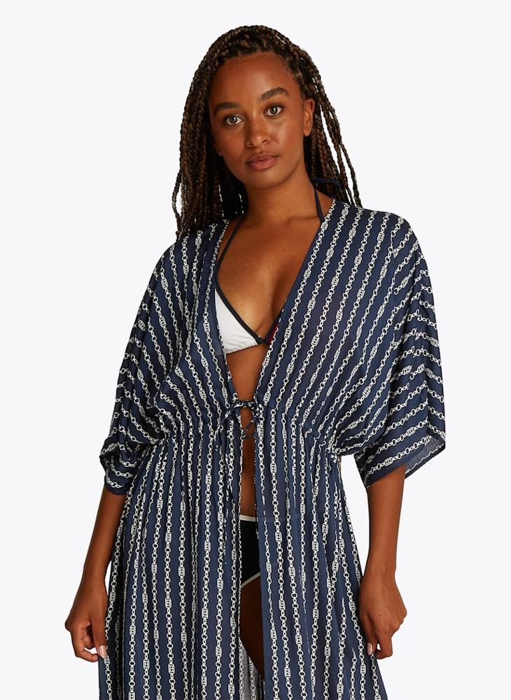 TOMMY HILFIGER Tie Detail Kaftan  - Image 3