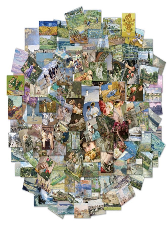 CoolShef مجموعة ملصقات CoolShef العتيقة المكونة من 300 قطعة، مجموعة أدوات سكرابوكينغ للأعمال اليدوية، لوازم جمالية لمجموعة أدوات التدوين ومواد سكرابوكينغ - Image 1