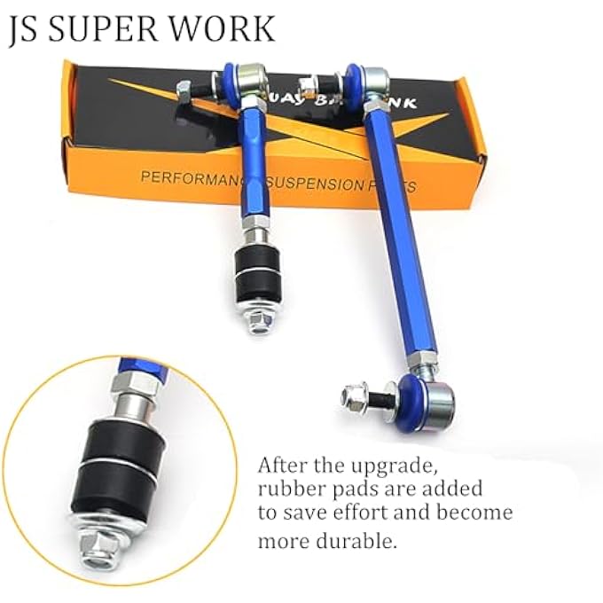JS SUPER WORK Rear Adjustable AntiRoll Sway Bar Link Kits For Patrol Y60 Y61 Gr Gu 19972010Rear Stabilizer Bar Link Kit - Image 2
