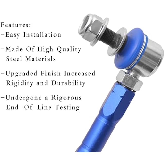 JS SUPER WORK Rear Adjustable AntiRoll Sway Bar Link Kits For Patrol Y60 Y61 Gr Gu 19972010Rear Stabilizer Bar Link Kit - Image 3