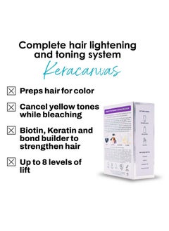 Keracanvas Hair Bleach Kit - Complete Hair Lightening & Toning System, 1 Kit - pzsku/ZD23D2928A80FE55AFF69Z/45/_/1734183028/406fbf8c-8270-4e2b-bf31-04021c9d44b8