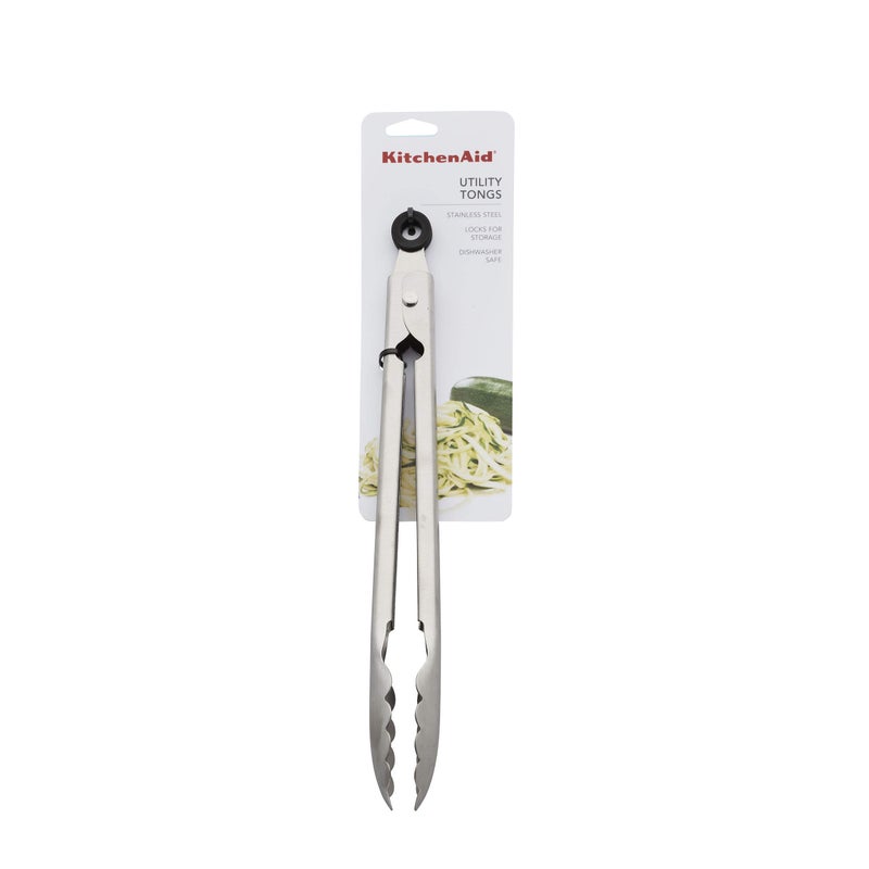 KitchenAid Stainless Steel Utility Tongs, 12 Inch - Image 3