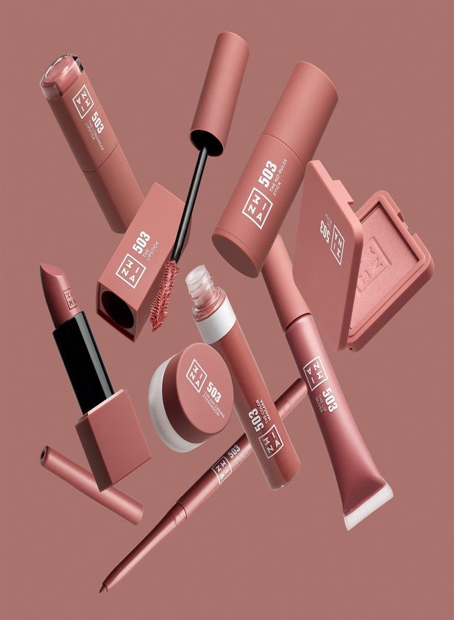 3إنا مكياج ثري إينا - نباتي - أحمر الخدود 503 - لون نيود - أحمر خدود بودرة سهل الدمج - لمسة نهائية طبيعية وناعمة كالحرير - ألوان غنية بالأصباغ - قوام خفيف - لم يتم اختباره على الحيوانات - Image 4