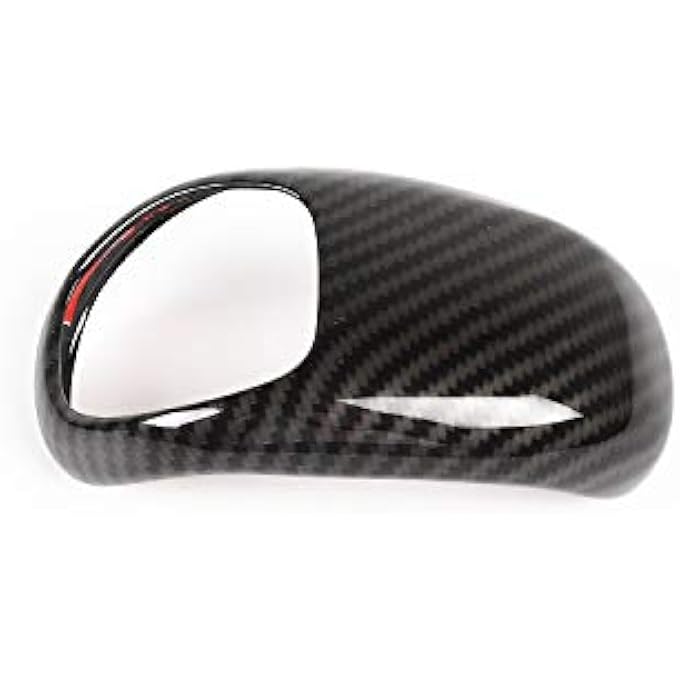 rayihni CheroCar Gear Shift Knob Cover Stick Shifter Cap Cover Frame for 20142015 Jeep Grand Cherokee for 20122014 Chrysler 300C Interior Accessories Carbon Fiber Grain - Image 5