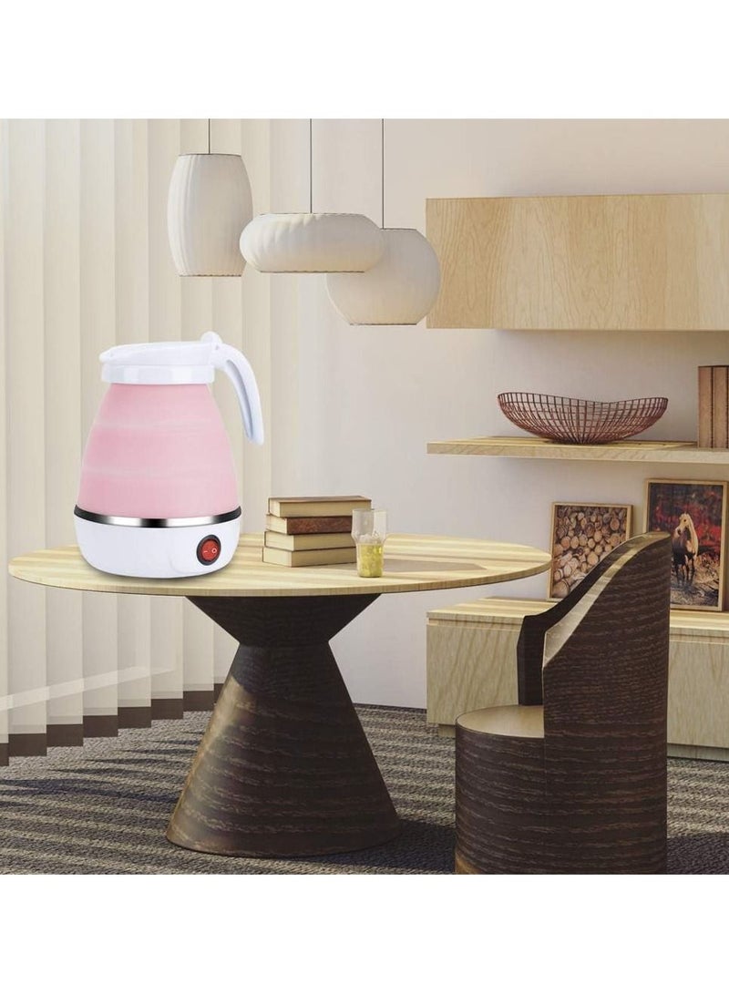 DubaiGallery غلاية سفر قابلة للطي سعة 600 مل كهربائية محمولة وعاء غلي 110 فولت/220 فولت غلاية ماء للسفر أجهزة المطبخ غلاية ماء - Image 3