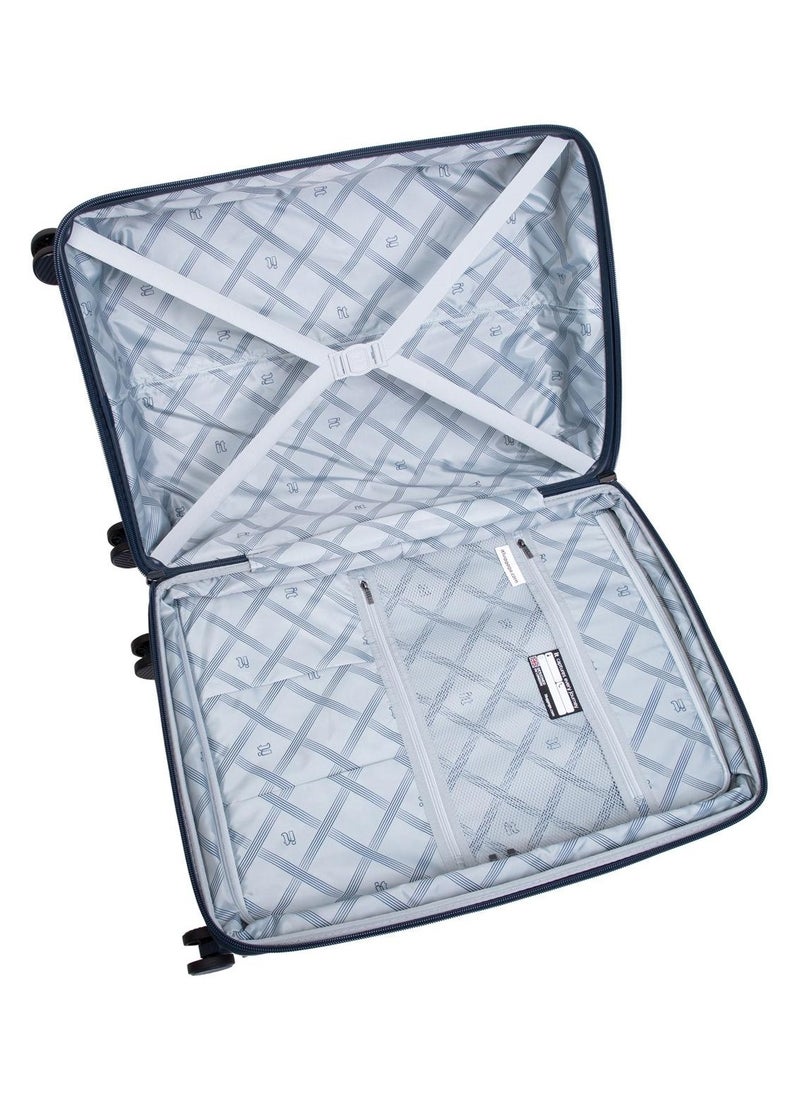 it Luggage it luggage Unanimous, Unisex Polypropylene Material Hard Case Luggage, 8x360 degree Spinner Wheels, Expandable Trolley Bag, TSA Type lock, SKU 15-3108-08, Lightweight Suitcase - Dark Blue  - Image 3