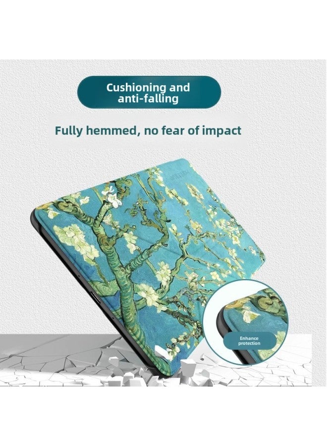Handreading IReader Light3/Turbo Folding Protective Case E-Book Ink Screen Reader-Color:Apricot-Applicable Model:Handread Light3/Turbo  - Image 2