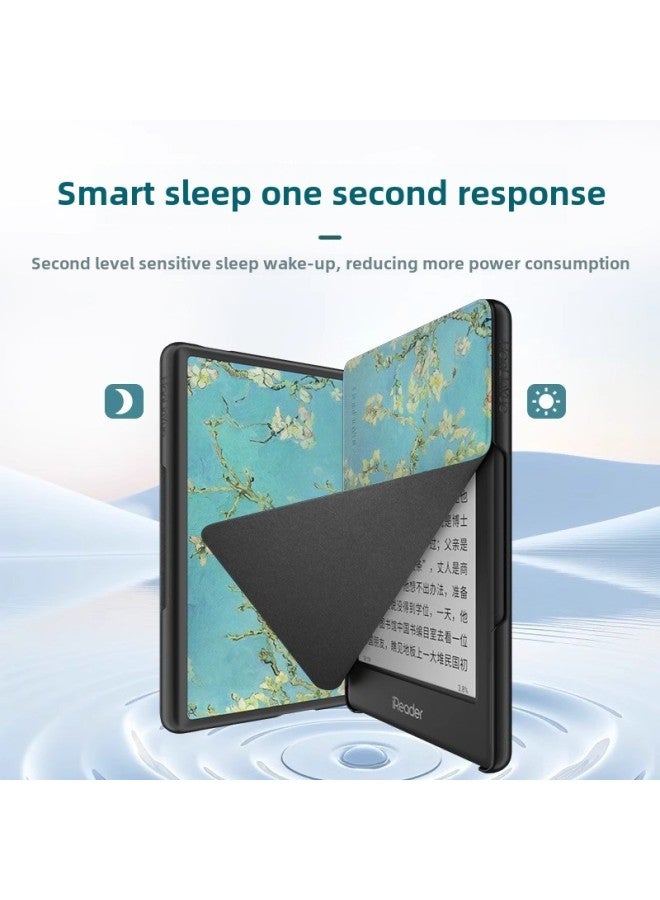 Handreading IReader Light3/Turbo Folding Protective Case E-Book Ink Screen Reader-Color:Apricot-Applicable Model:Handread Light3/Turbo  - Image 4