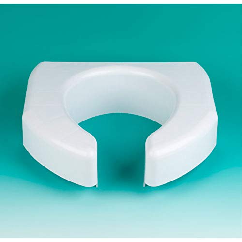 SP Ableware SP 3 Inch Extender Booster Elevated Raised Toilet Seat Risers for Seniors Adults Elderly Handicap Disabled Fits Most Standard and Elongated Toilets - White - Image 3