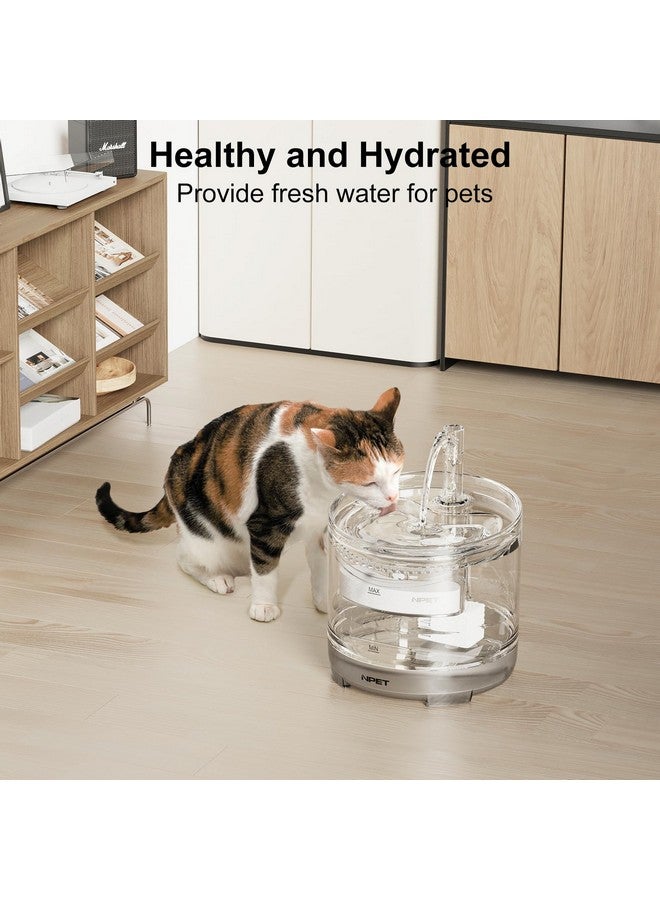 NPET Upgraded Design 4 Pack Replacement Filters For Wf050/Wf100 Cat Water Fountain And Wf210 Stainless Steel Pet Water Fountain Cat Water Dispenser - Image 4