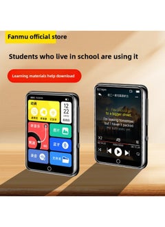 Generic Fanmu Mp3 Walkman Student Edition Mp4 Senior High School English Listening Music Player For Students Bluetooth Listening To Songs-Body Color:[green Protective Case] 2.4 Hd Screen-english Dictionary#Learning Edition-Memory Capacity:48gb (body 16g Memory + 32g Card) [-suitable For Primary School]-package 3: Host + No  - Image 2