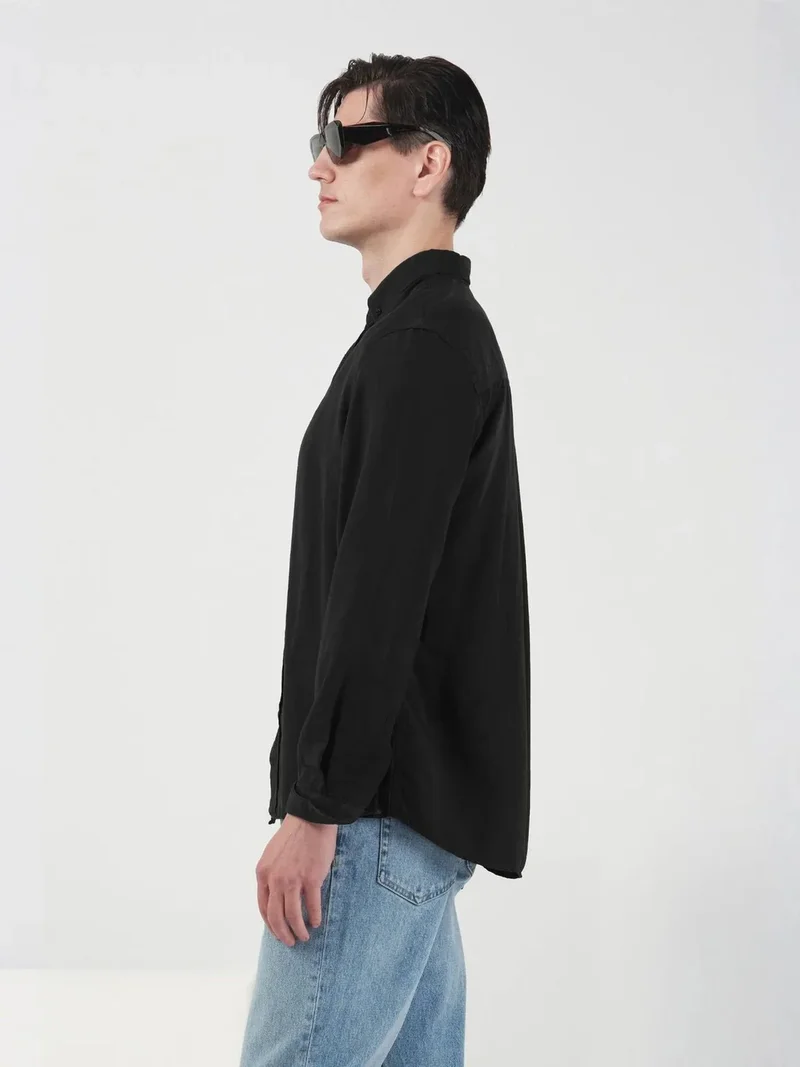جيستو GIESTO Regular Fit Button-Up Long Sleeve Tencel Shirt