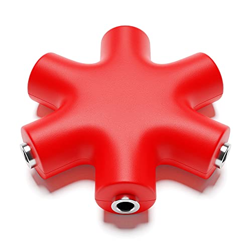 ExcelValley - Mono Patch Cable Splitter - TS 3.5mm 1/8" - Modular Synth Eurorack [Red] - Image 3