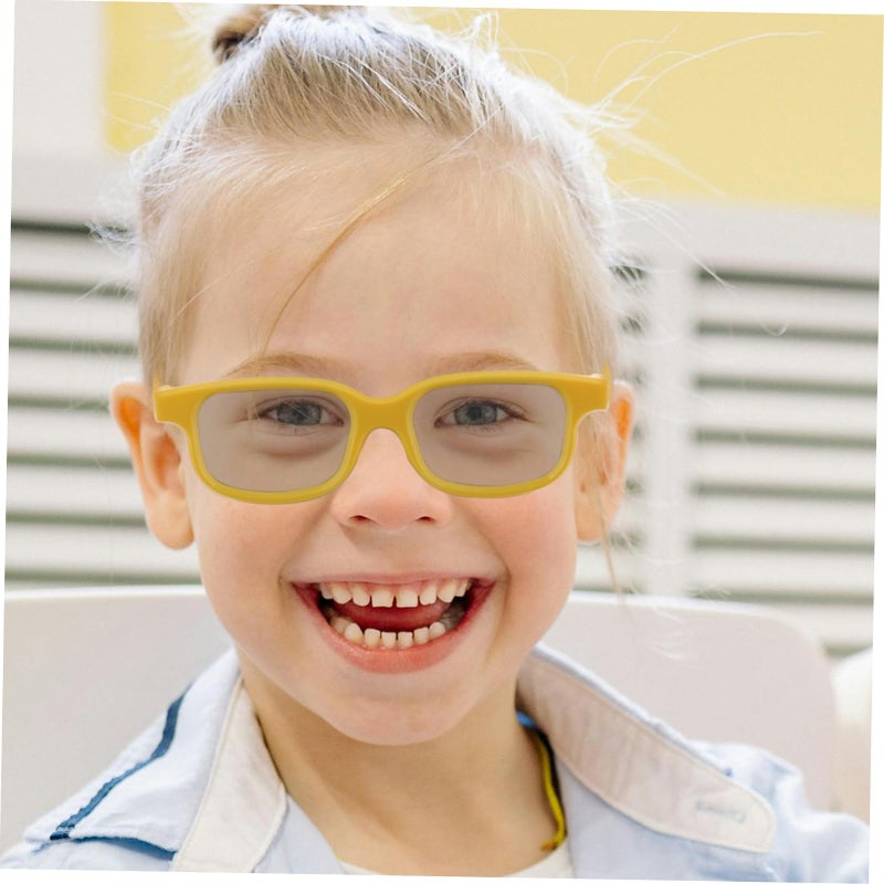 6Pcs Plastic 3D Glasses For Kids Lightweight Immersive Movie Viewing Home School Cinema - Image 5