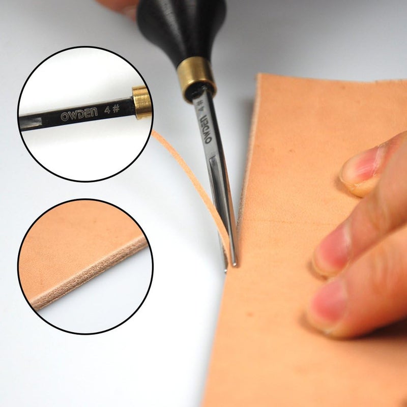 OWDEN Professional Leather Edge bevelers (4#), Leather Tool - Image 3