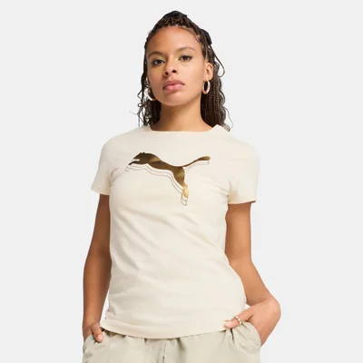 PUMA Women's Essentials Metallic T-Shirt