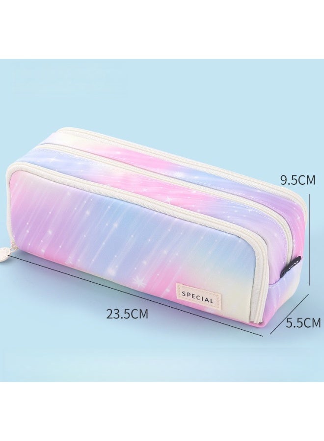 Kids Pencil Case Large Capacity Lightweight Wear-Resistant Easy-to-Clean School Supplies - Image 2