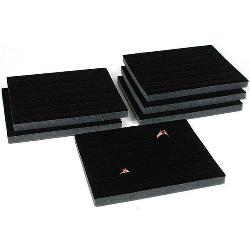 FindingKing (6) 36 Ring Slot Black Tray Inserts Travel Showcase Displays - Image 4