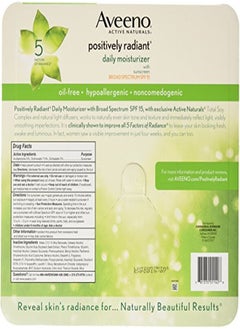 Aveeno Positively Radiant Skin Daily Moisturizer Spf 15 4 Ounce (Pack Of 2)  - Image 2