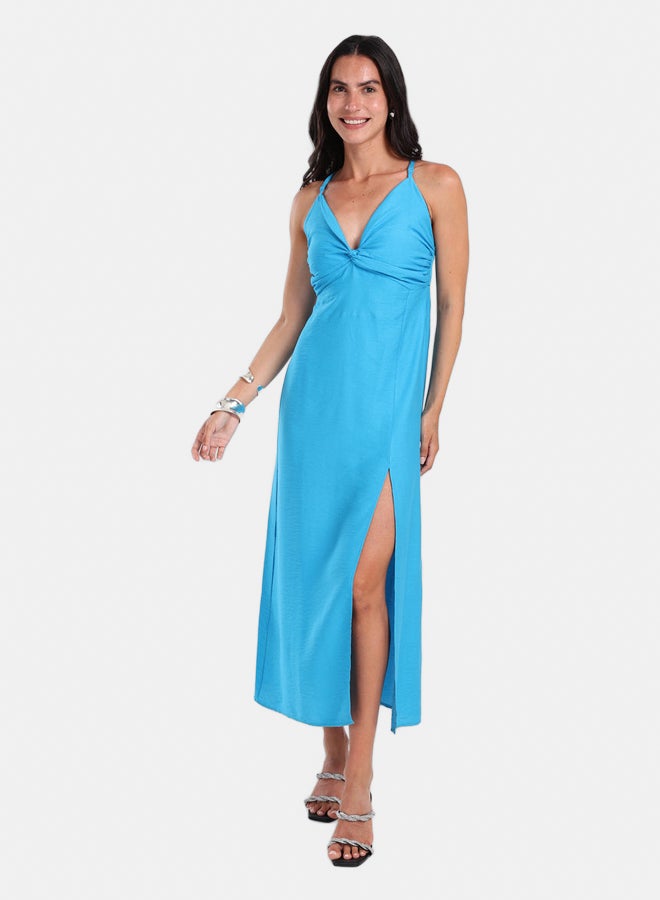Carina Crisscross Back Midi Dress - Image 1